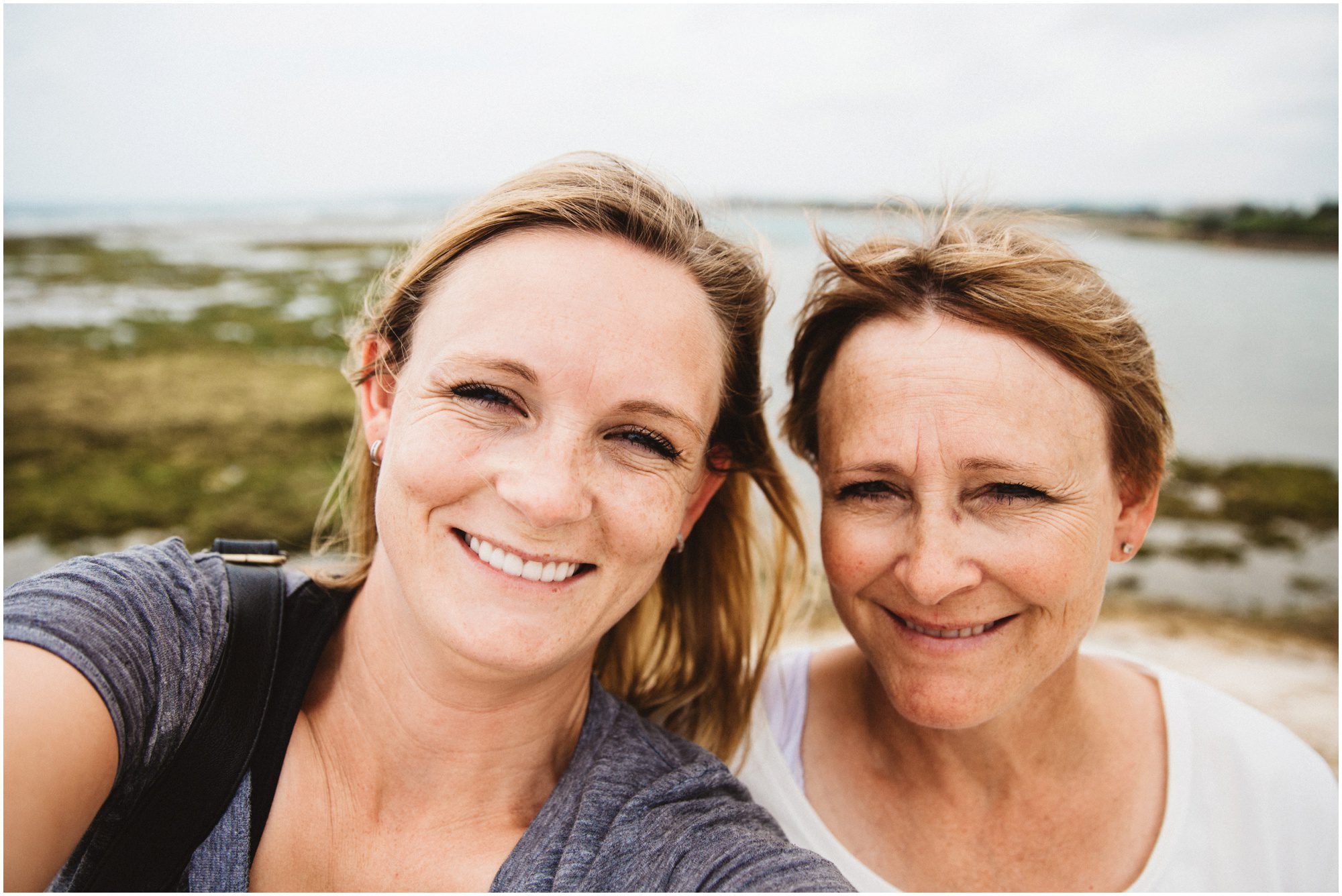 Adventures in Okinawa with my Mom selfie on the beach
