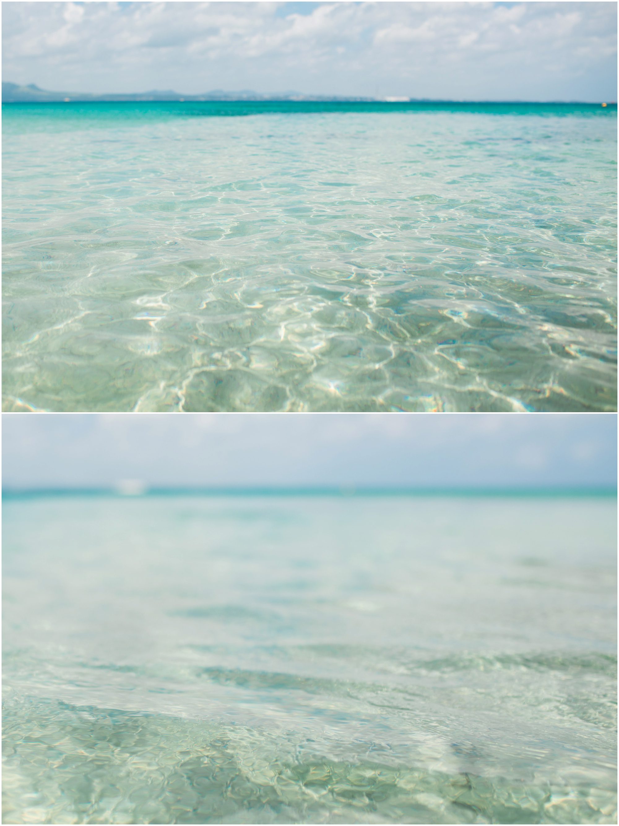 Okinawa beach water