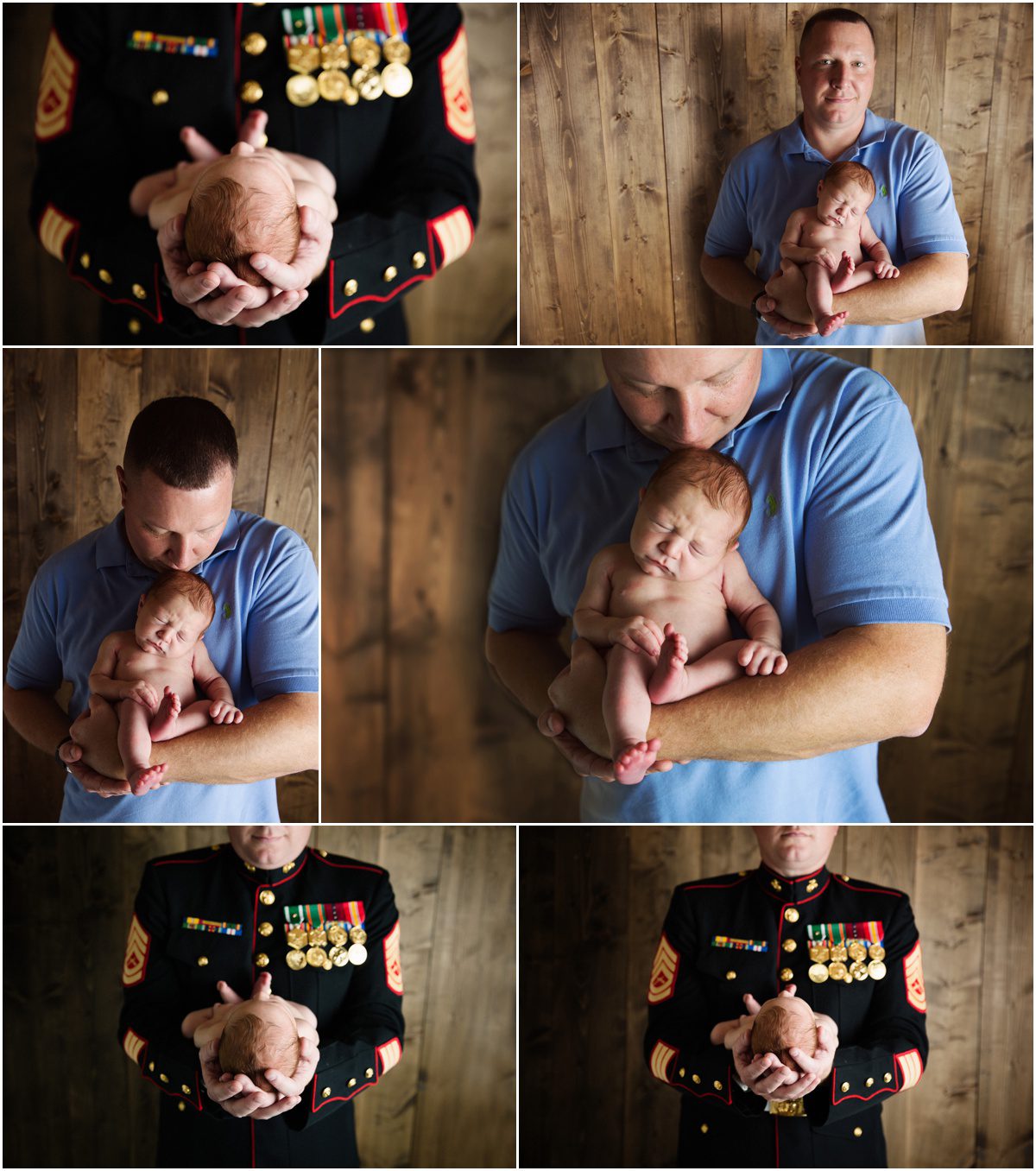 Bloomsburg Dad Photographer military theme newborn photography