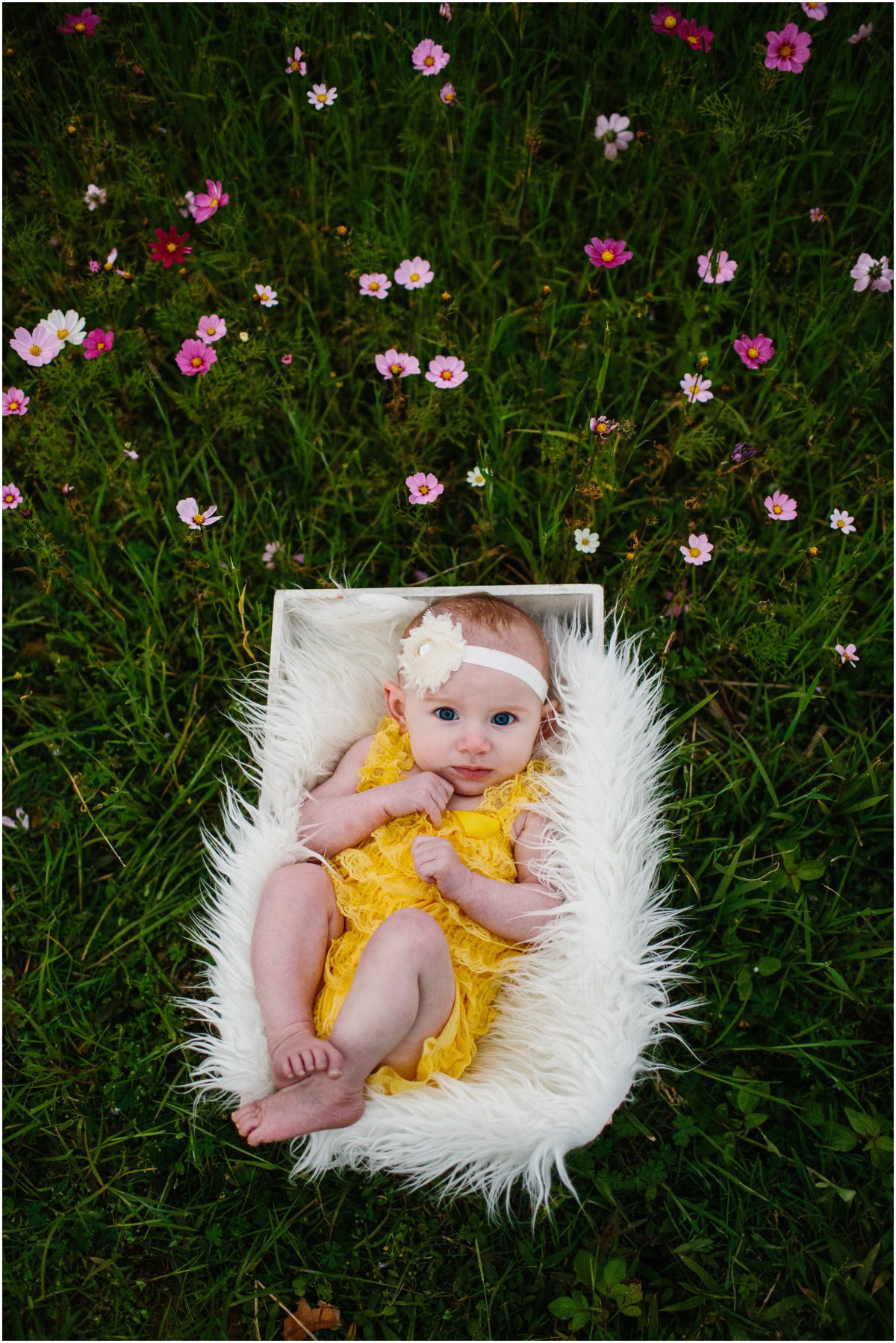 Okinawa Baby Photographer yellow romper