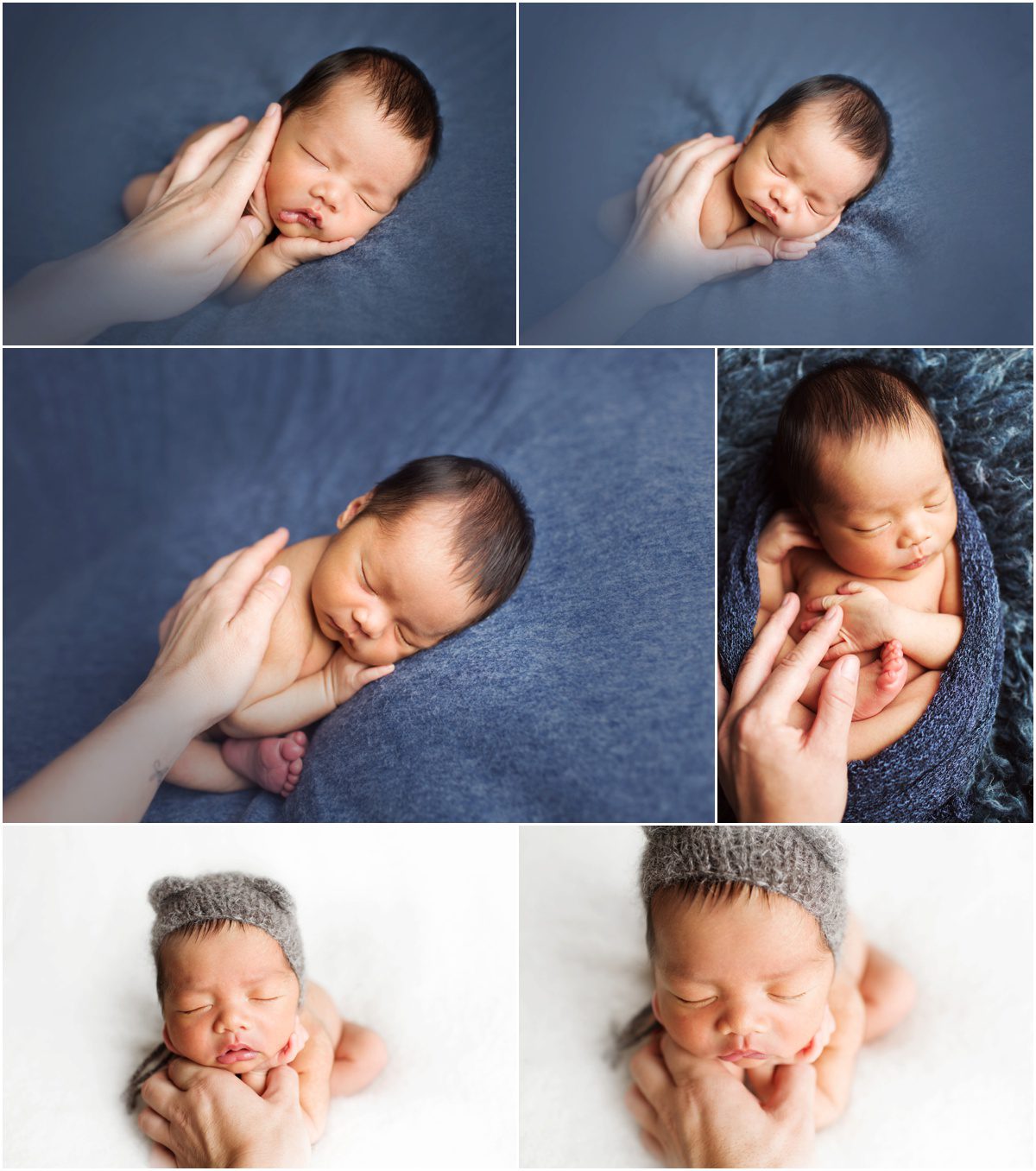 Okinawa Newborn Boy Photographer newborn posing safety