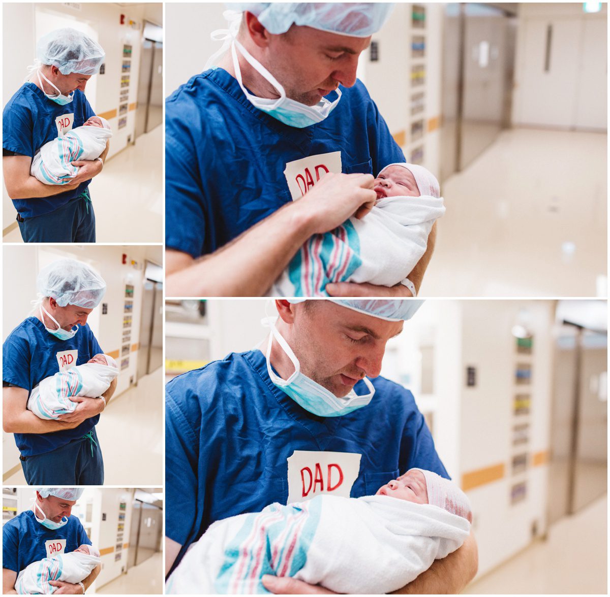 daddy and baby Okinawa Birth Photography