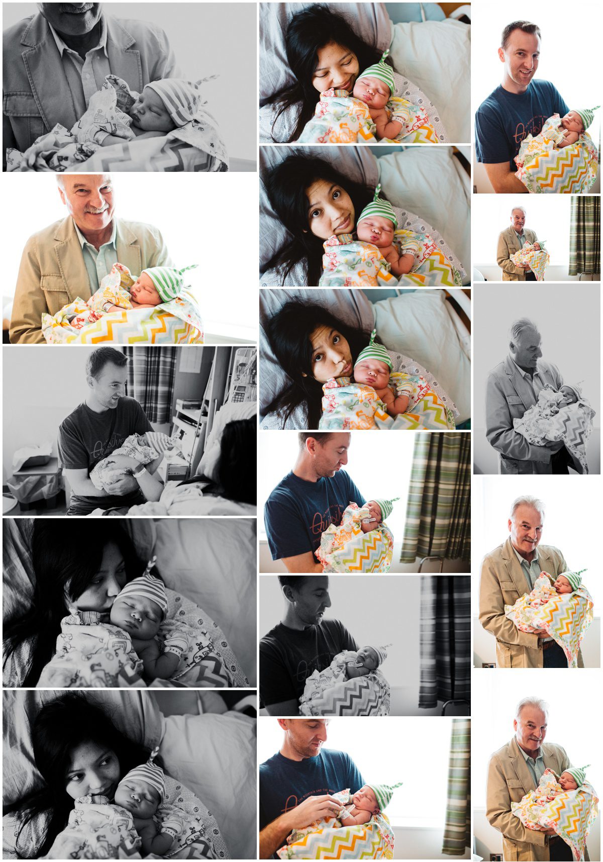 Okinawa Birth Photography collage