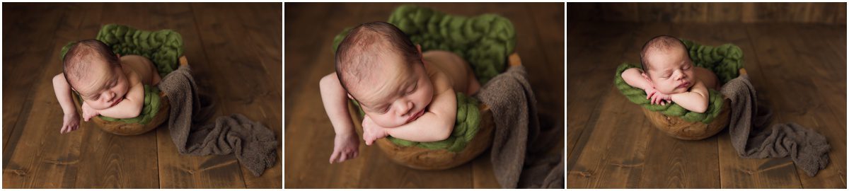 Newborn Photographer Okinawa green 