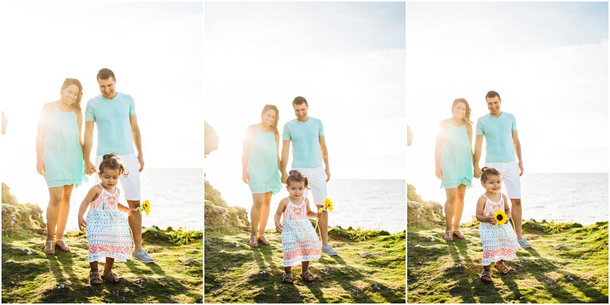 Okinawa Beach Family Photographer candid