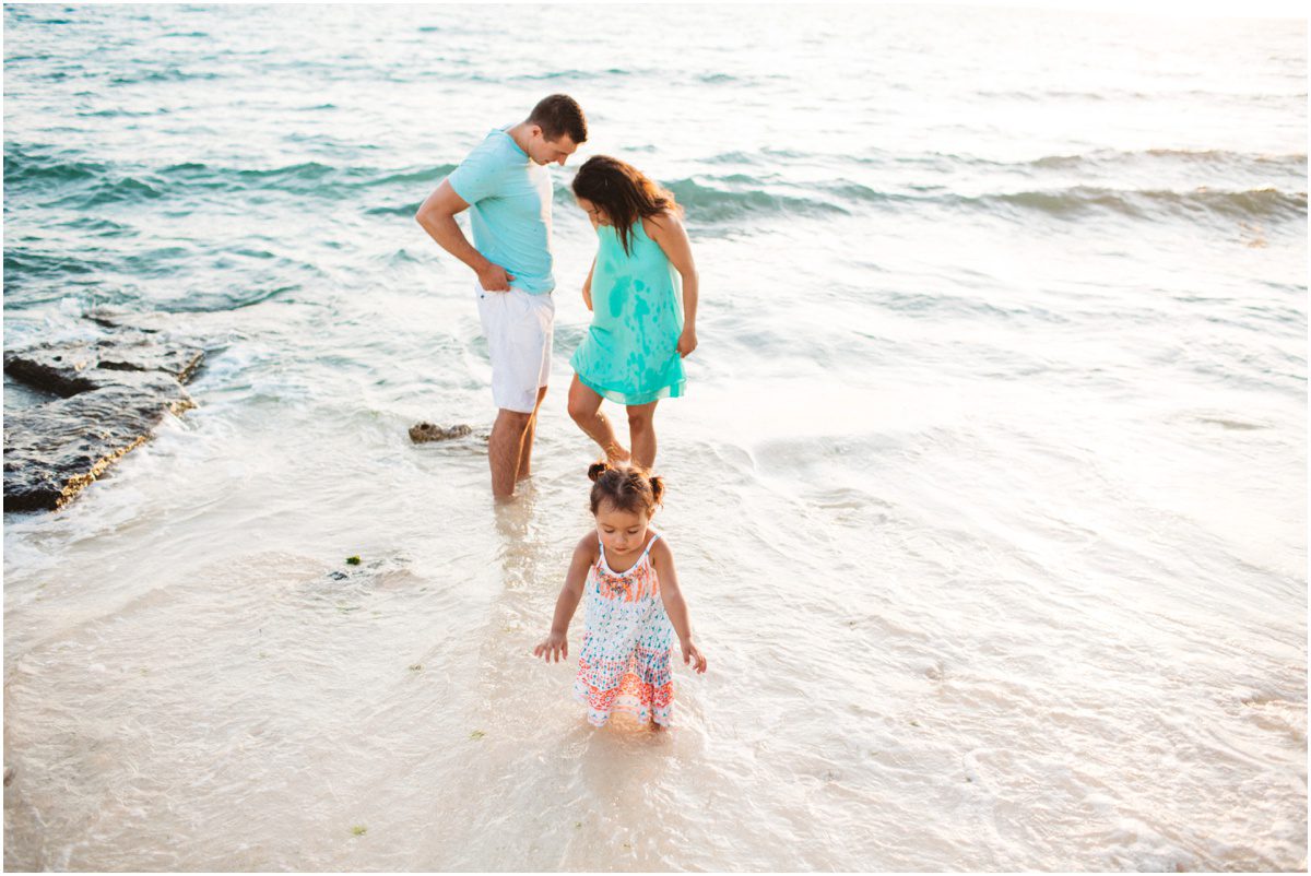 natural light ocean  Okinawa Beach Family Photographer