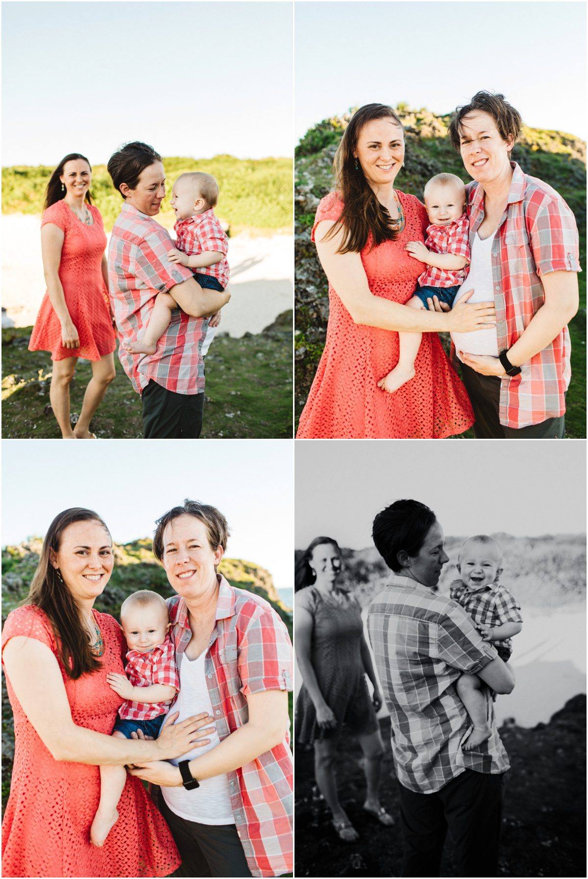 Okinawa Beach Maternity Photographer family by ocean