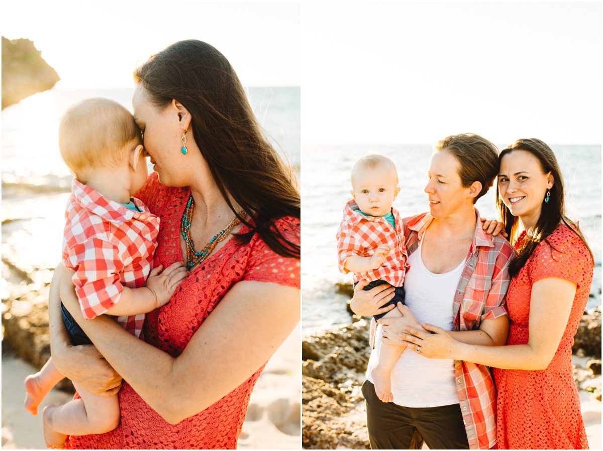 two moms Okinawa Beach Maternity Photographer