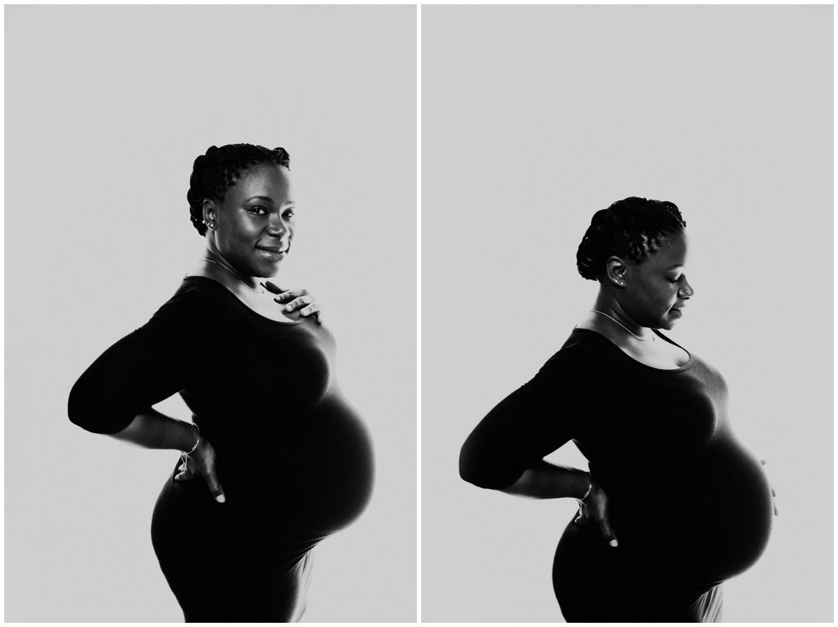 NEPA studio maternity photography backlit 