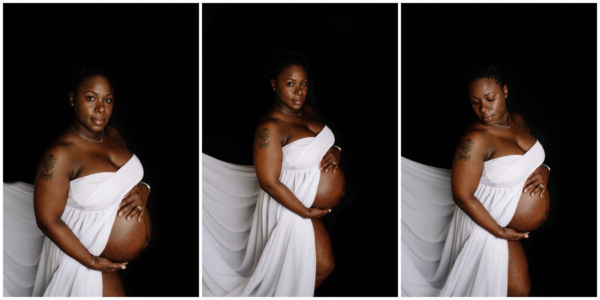 NEPA studio maternity photography african american woman
