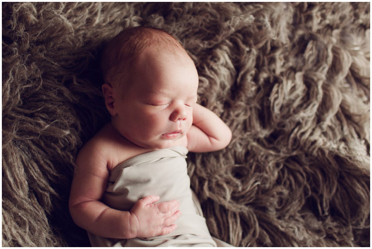 NEPA studio newborn photography relaxed newborn baby
