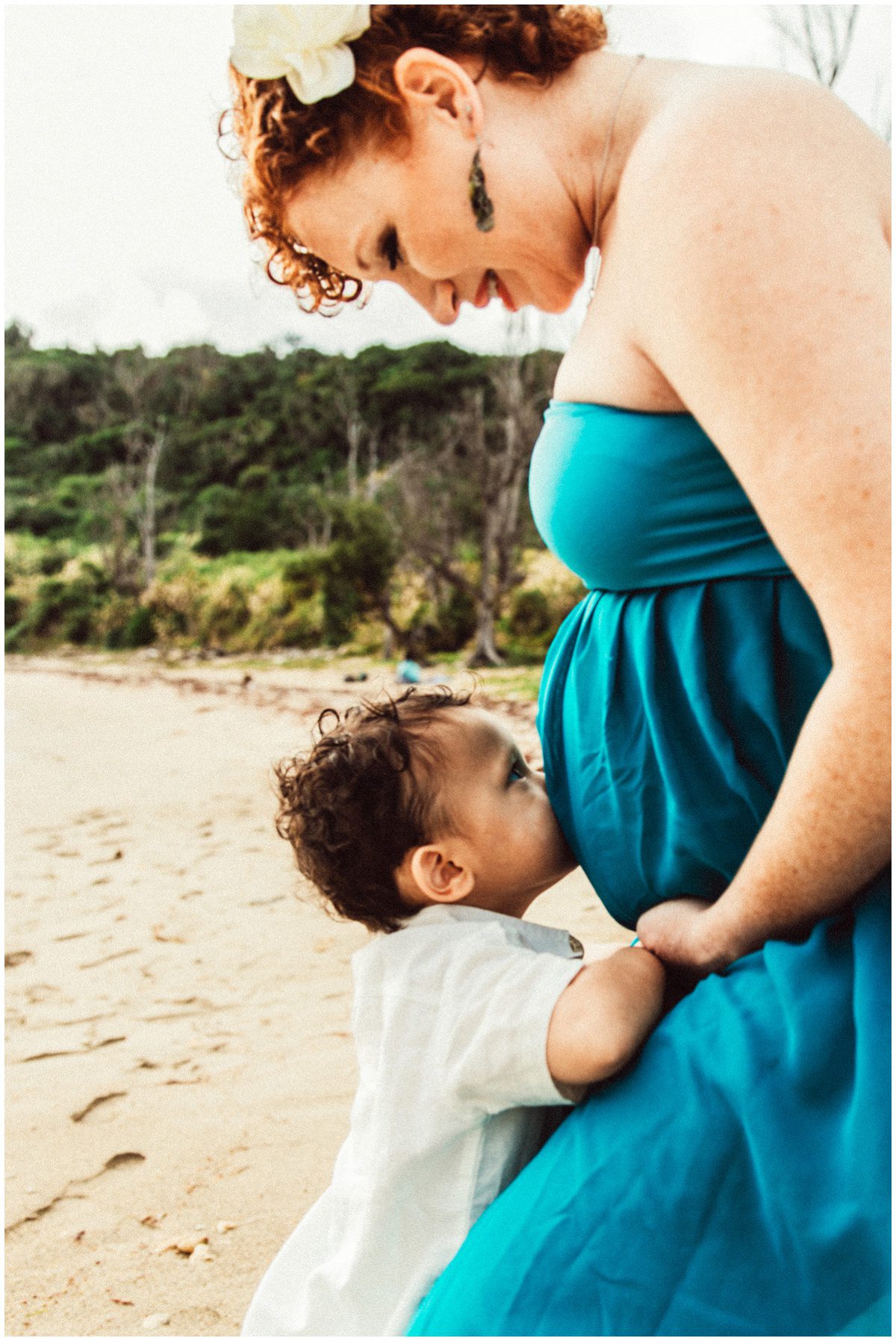 Scranton,PA Maternity Photography belly kissing