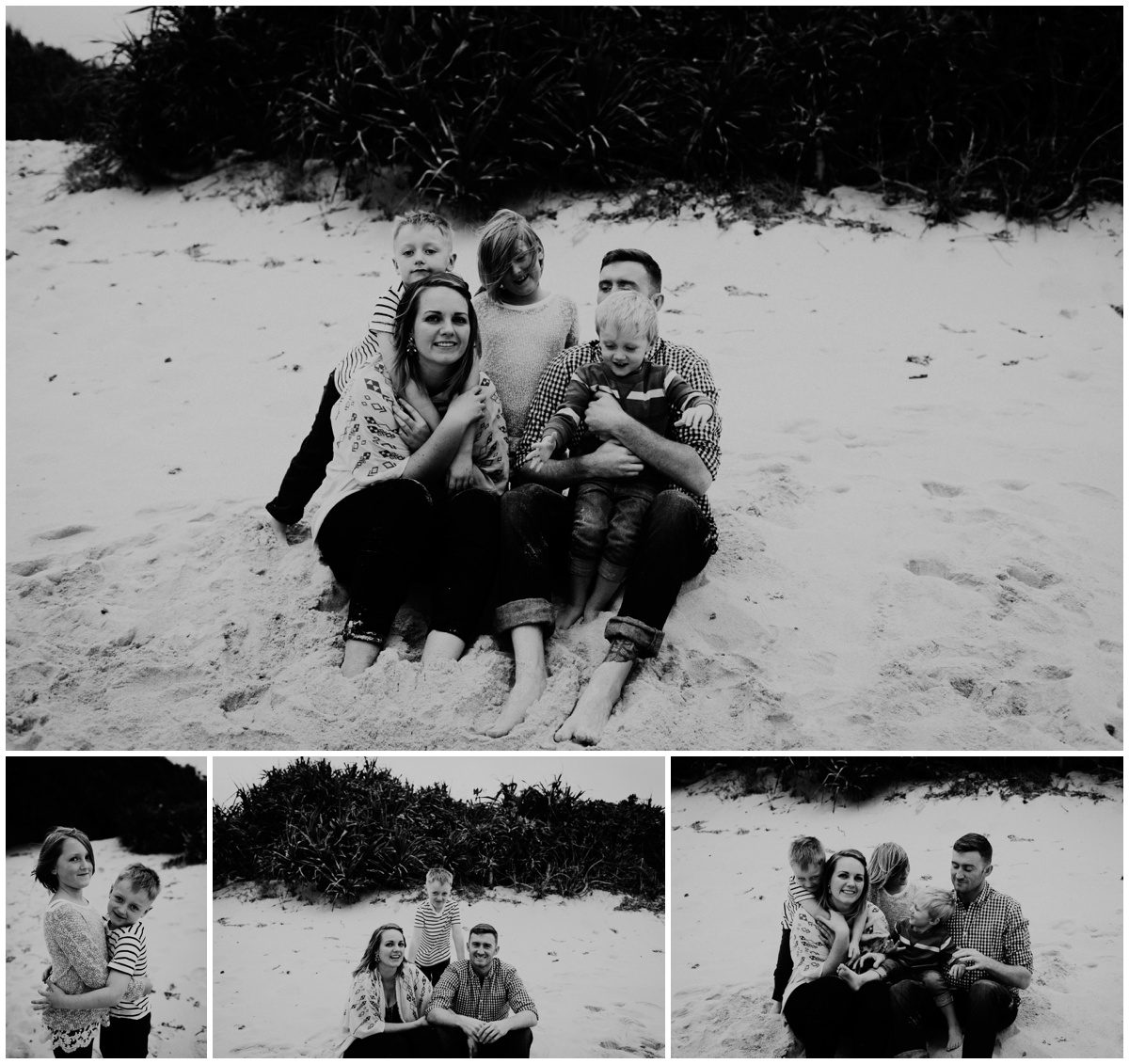 Bloomsburg Worldwide Family Photographer family on the beach