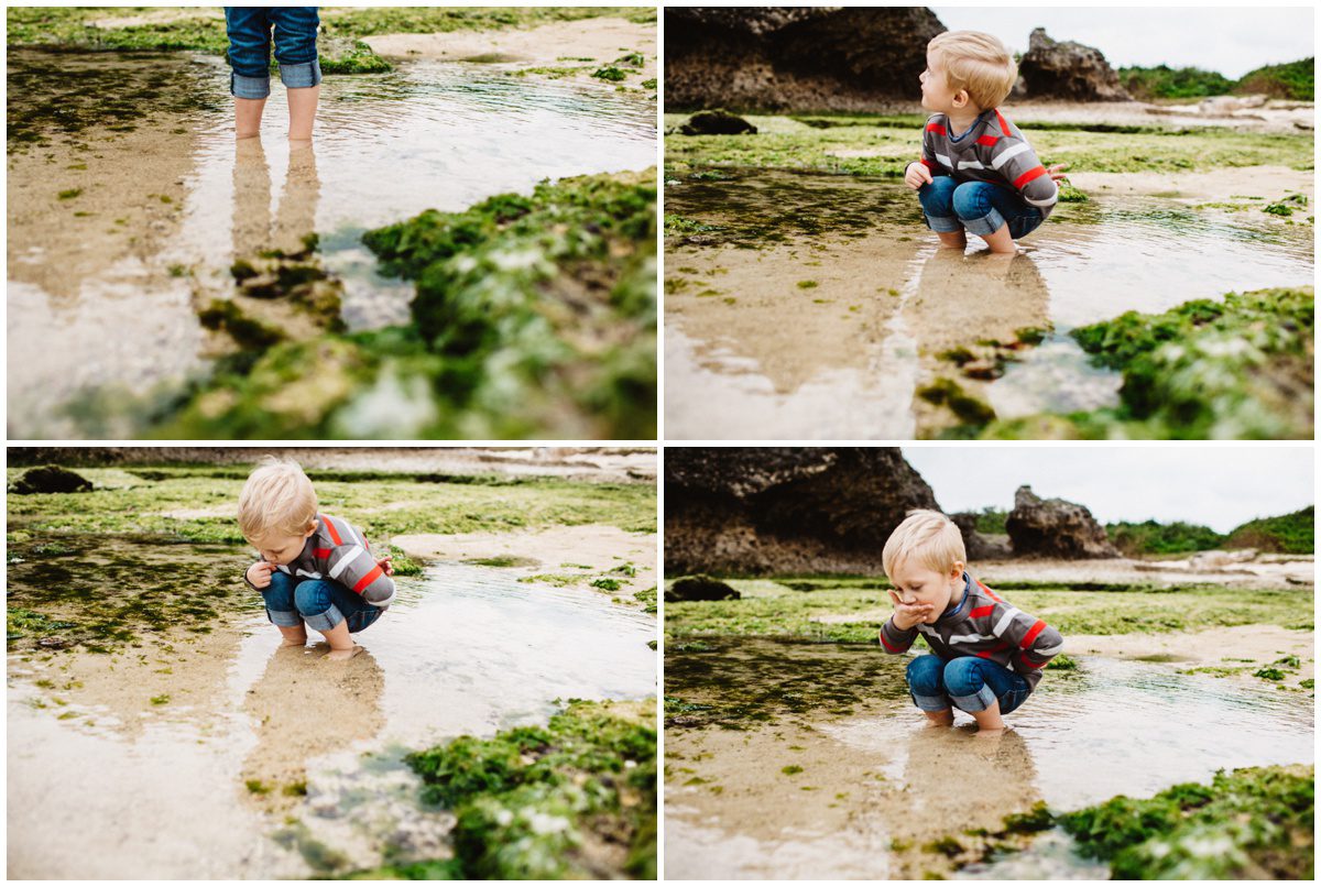 Bloomsburg Worldwide Family Photographer little boy in water