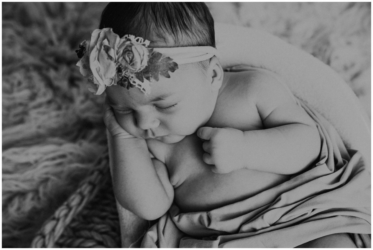 Hazleton Newborn Photography black and white
