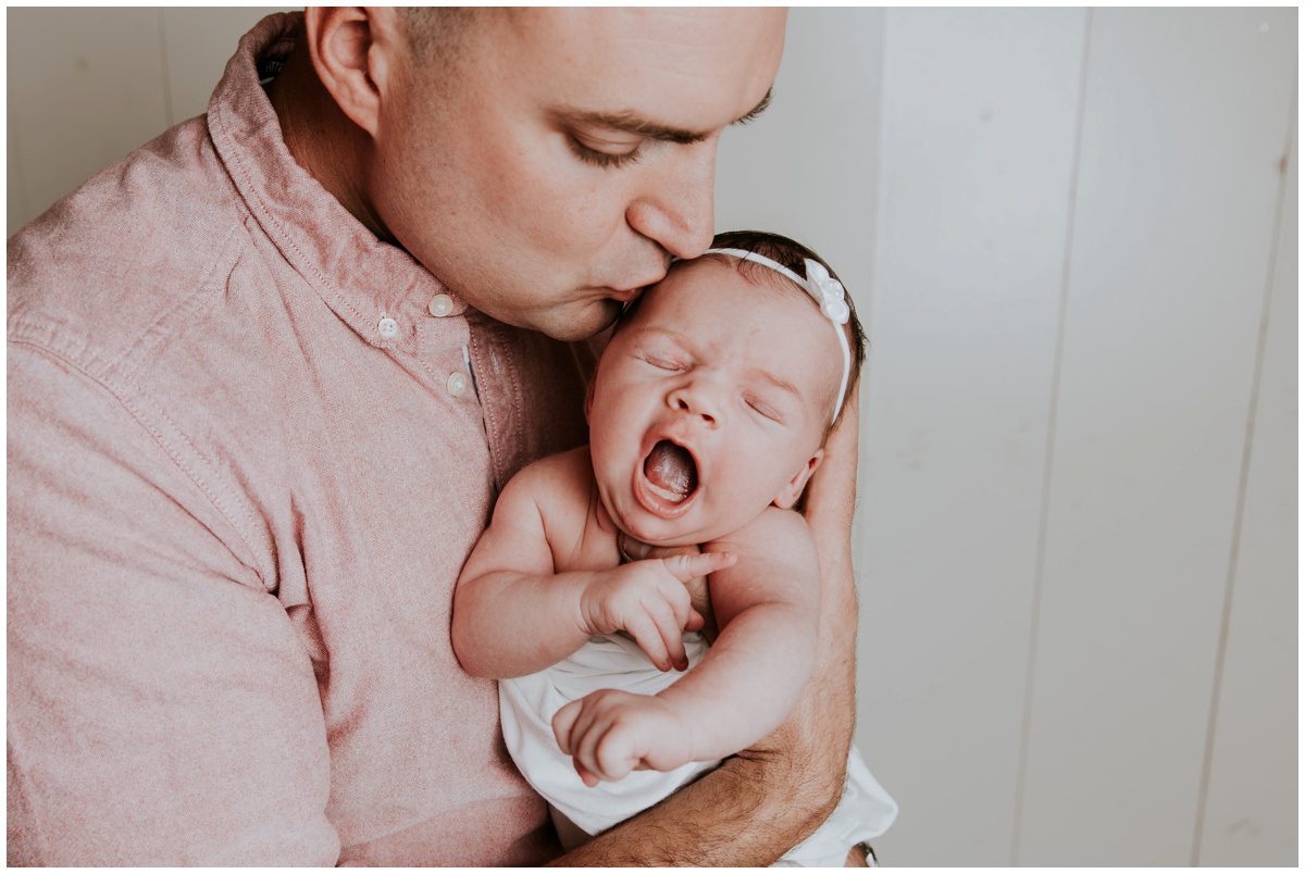 newborn yawns Hazleton Newborn Photography