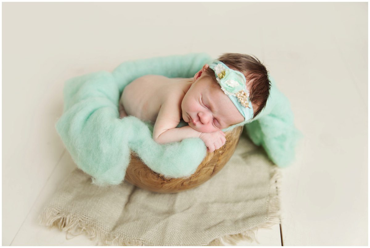 Berwick, PA Newborn Photography baby in a bowl