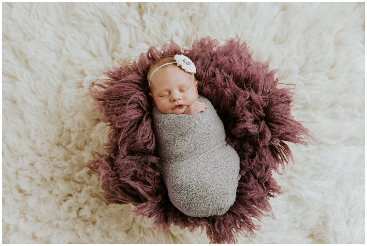 North East Pennsylvania Photographer wrapped baby