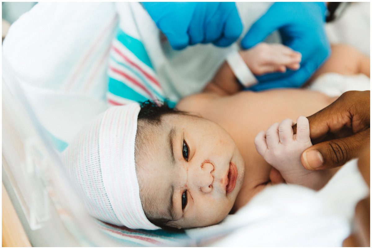 newborn boy Scranton Birth Photographer