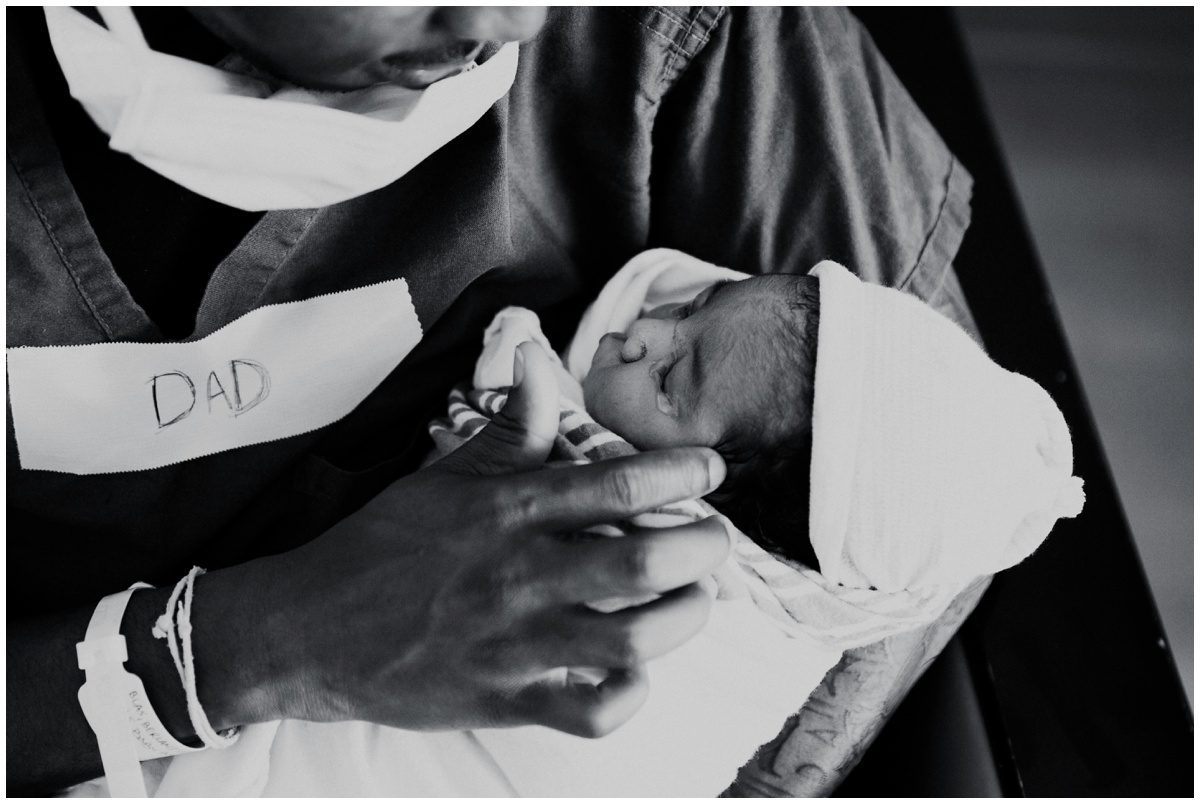 black Scranton Birth Photographer