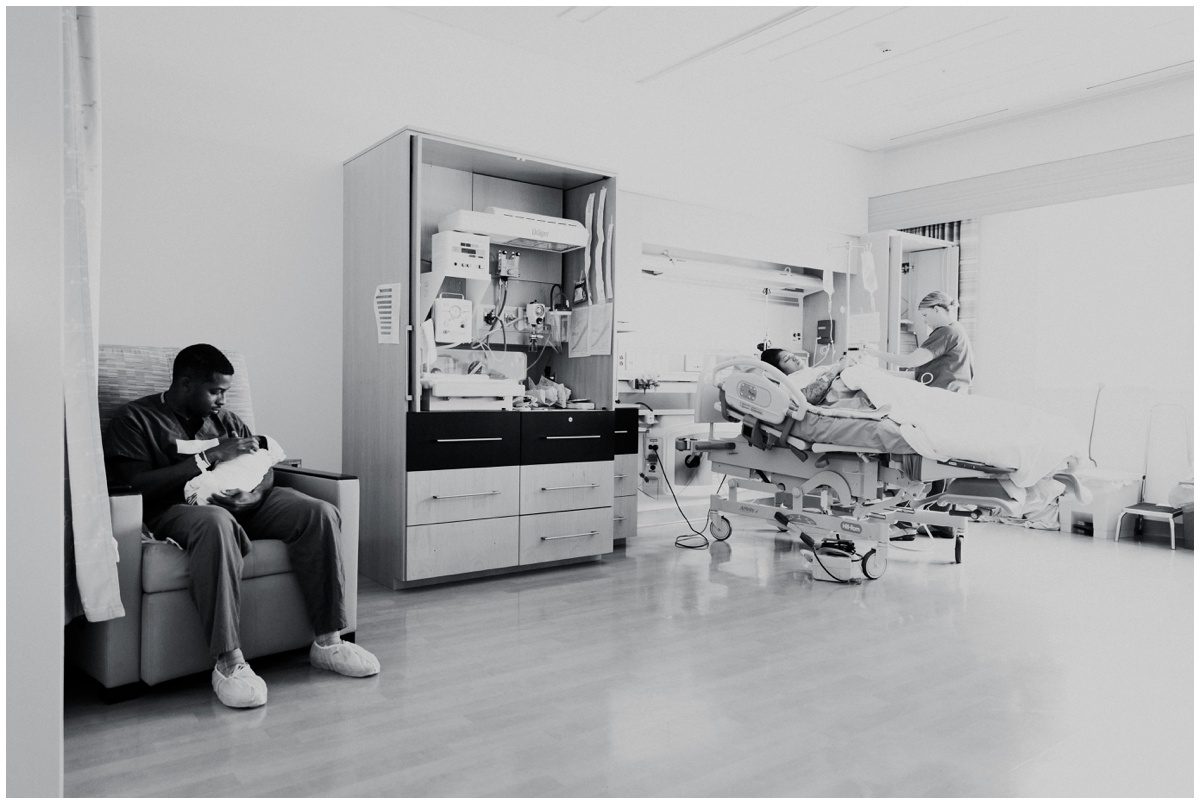 Scranton Birth Photographer hospital room