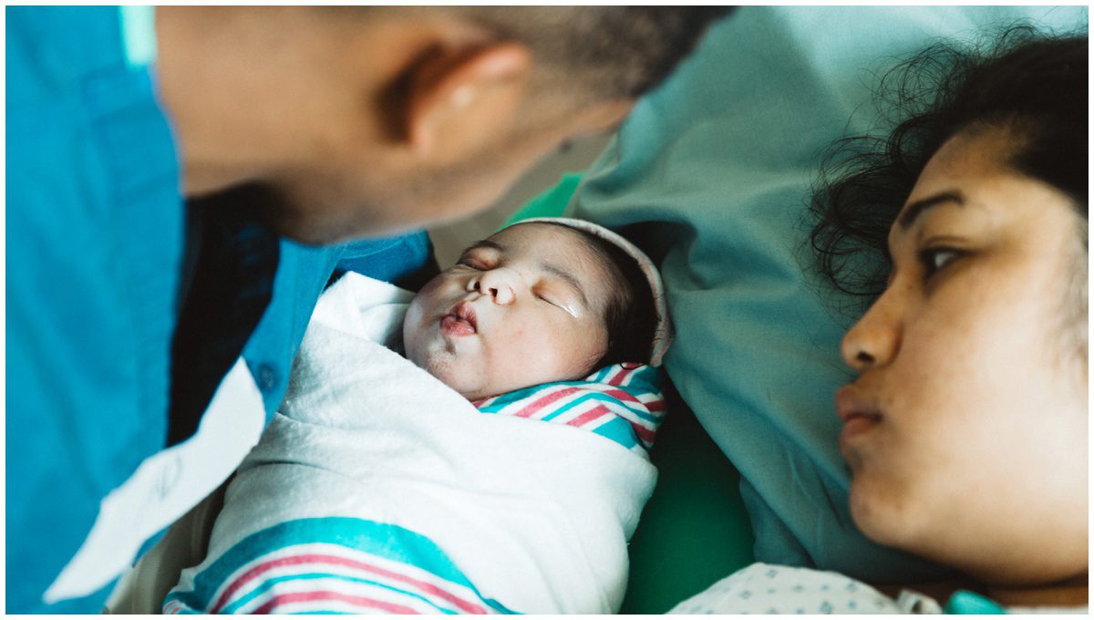 hospital blanket Scranton Birth Photographer