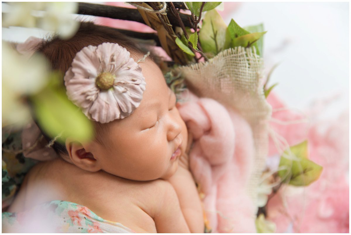 Bloomsburg, PA Newborn Photographer flower headband