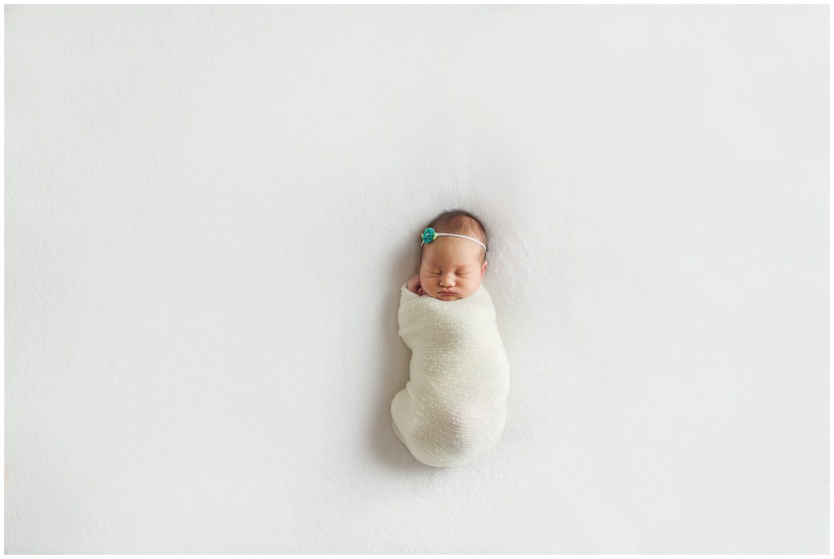 simple white Bloomsburg, PA Newborn Photographer