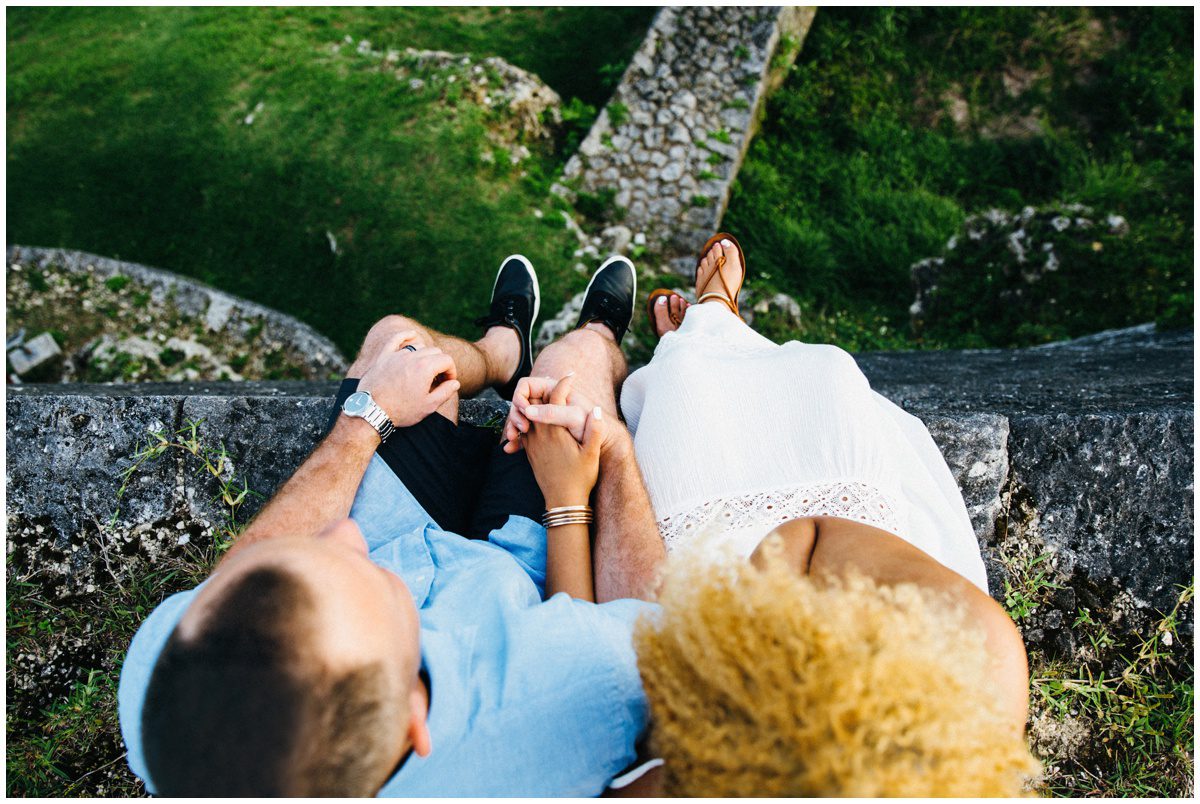 Bloomsburg, PA Engagement Photographer overhead view