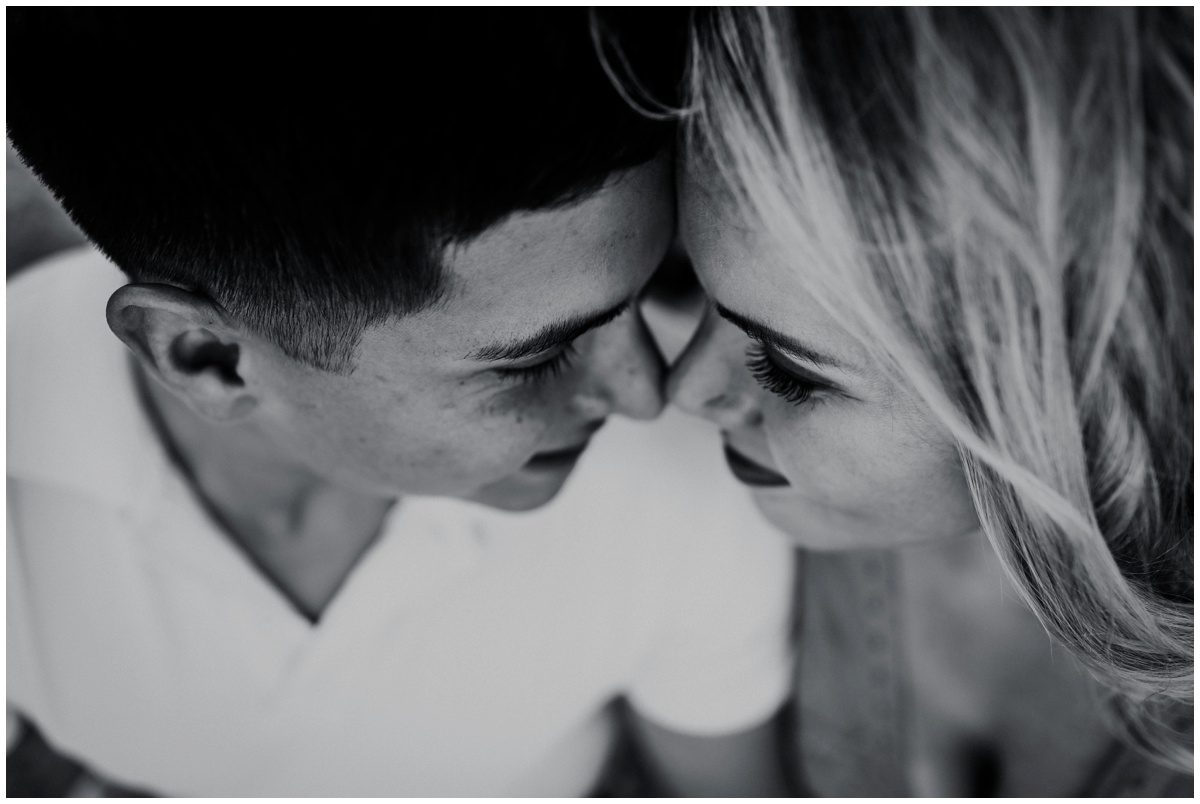 Bloomsburg, PA Couples Photographer kisses portrait 