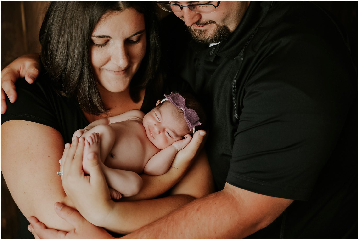 family portrait Orangeville, PA Newborn Photographer