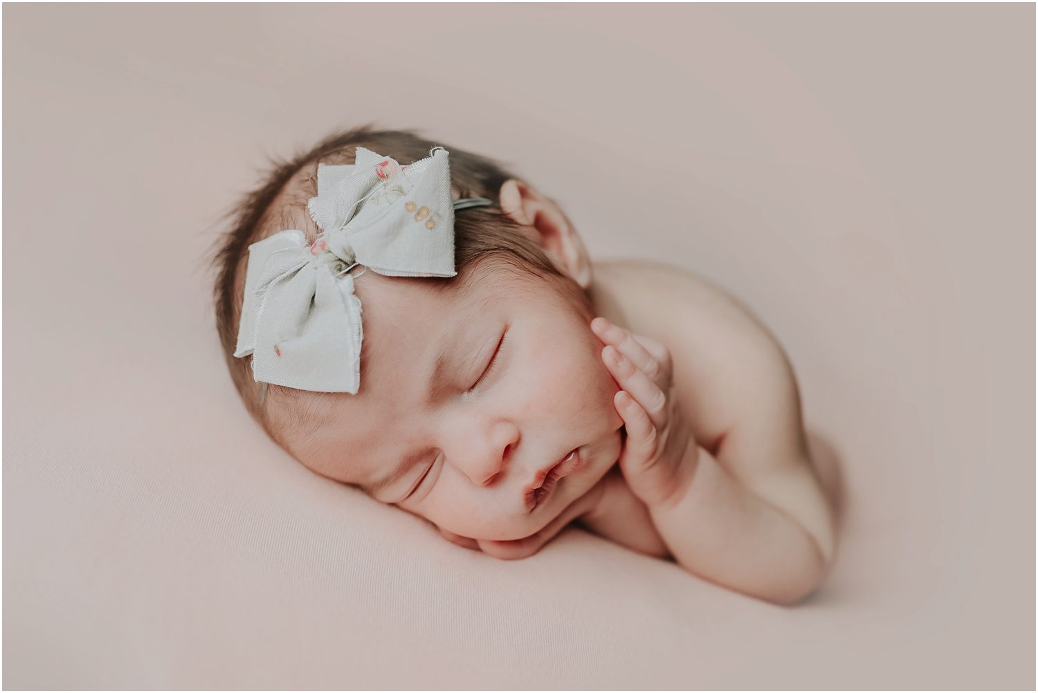 Orangeville, PA Newborn Photographer newborn girl portrait