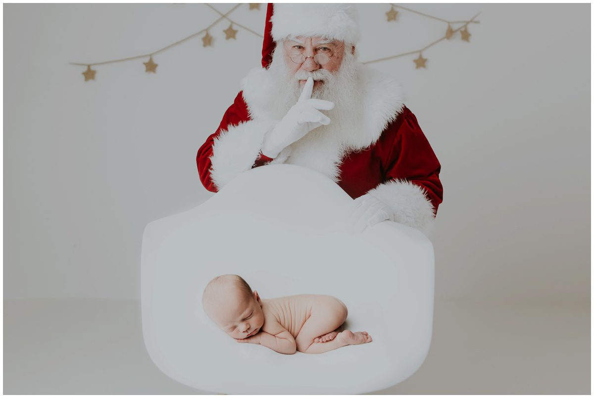 Bloomsburg PA, Newborn Photographer santa newborn