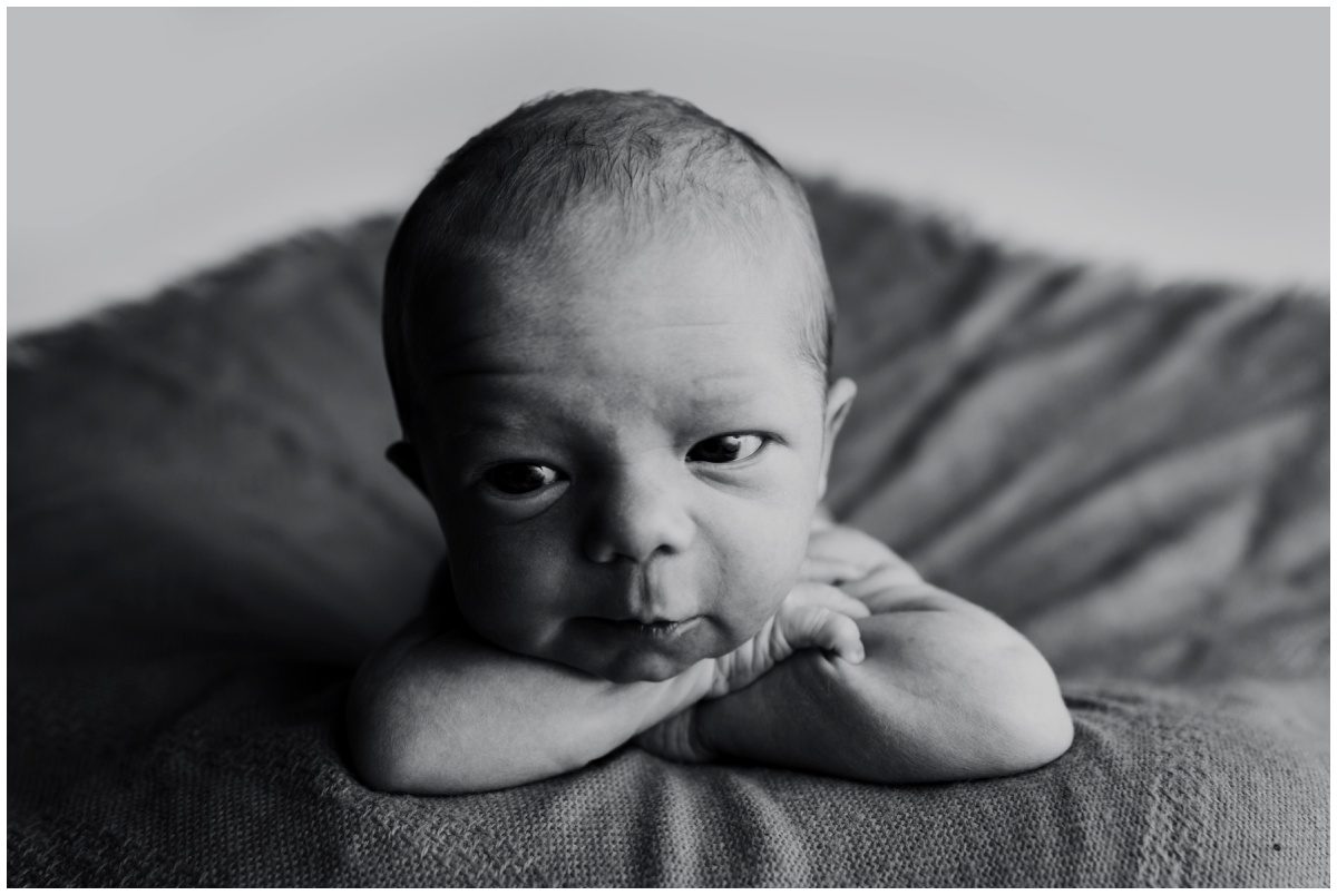Bloomsburg PA, Newborn Photographer black and white