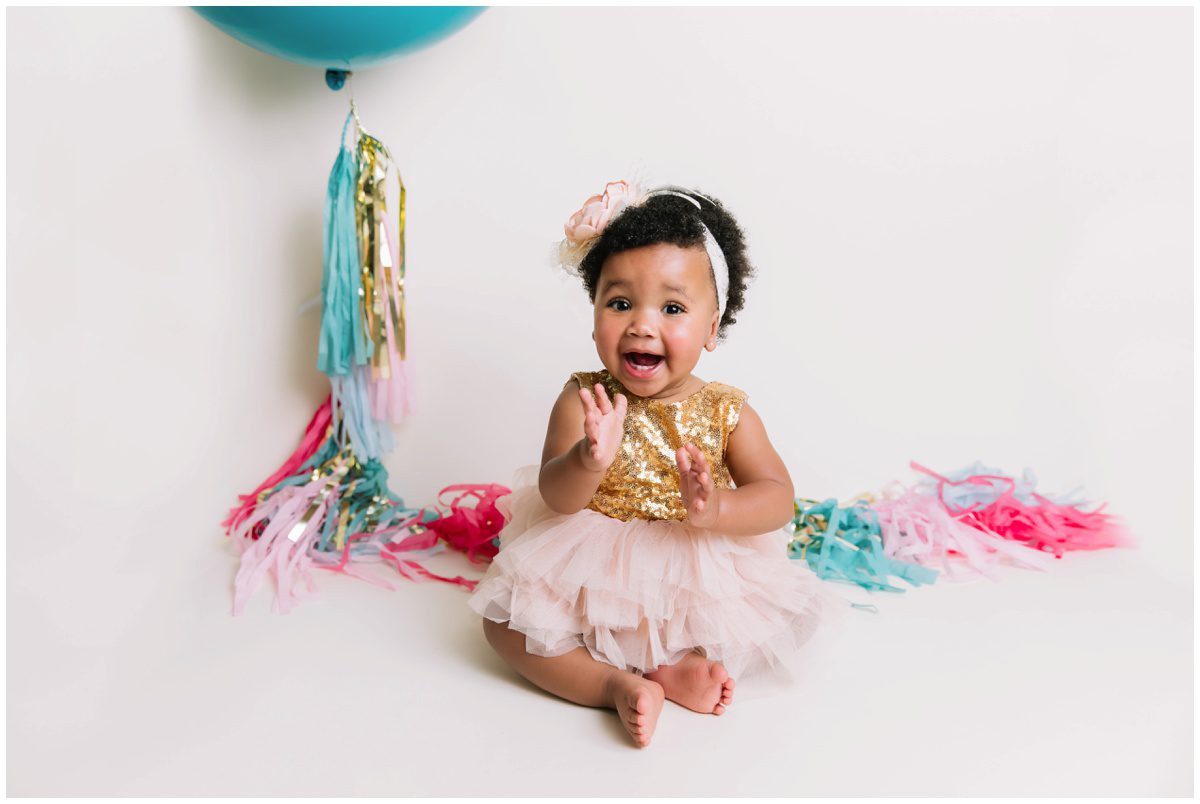 african american baby girl 1st Birthday Photographer in Bloomsuburg, PA