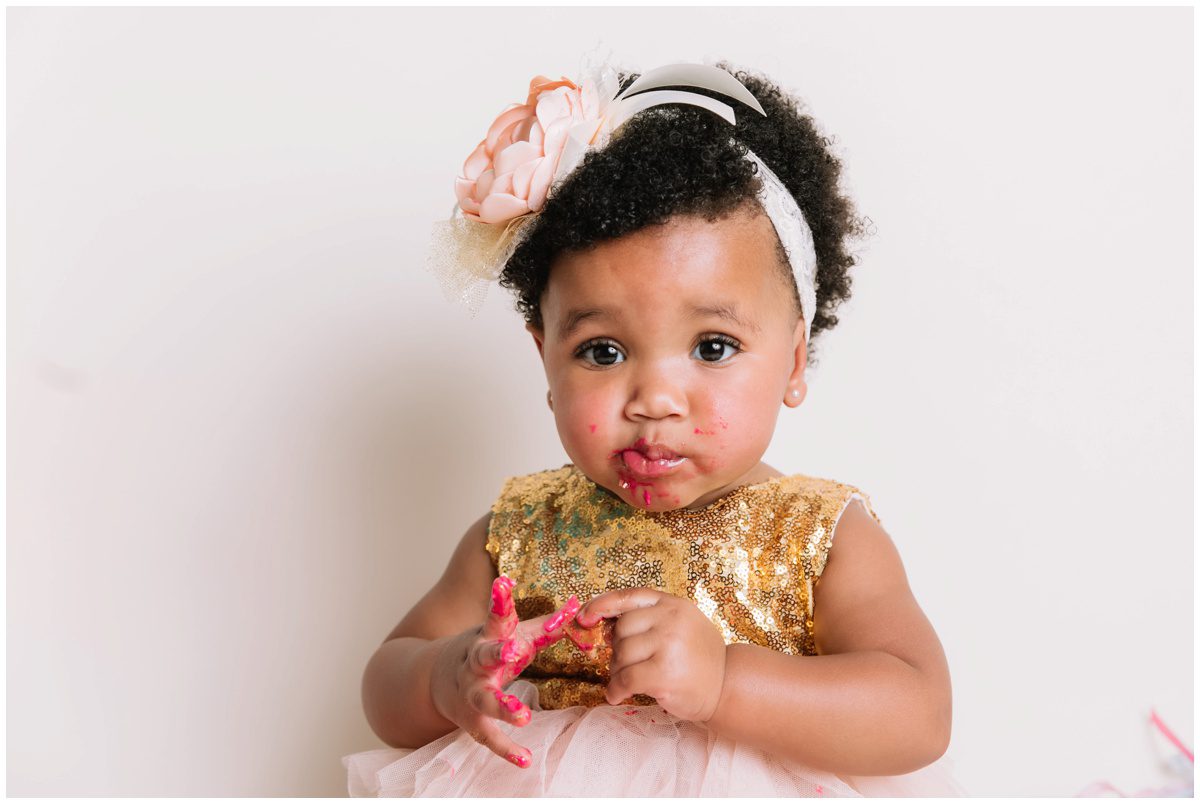 1st Birthday Photographer in Bloomsburg, PA african american baby