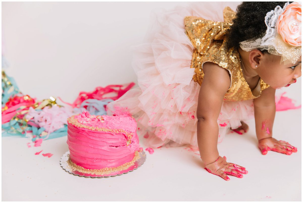 1st Birthday Photographer in Bloomsburg, PA glitz and glamour