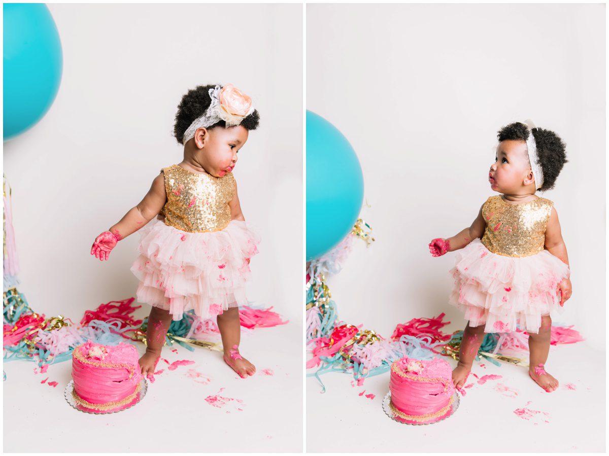 sassy one year old 1st Birthday Photographer in Bloomsuburg, PA