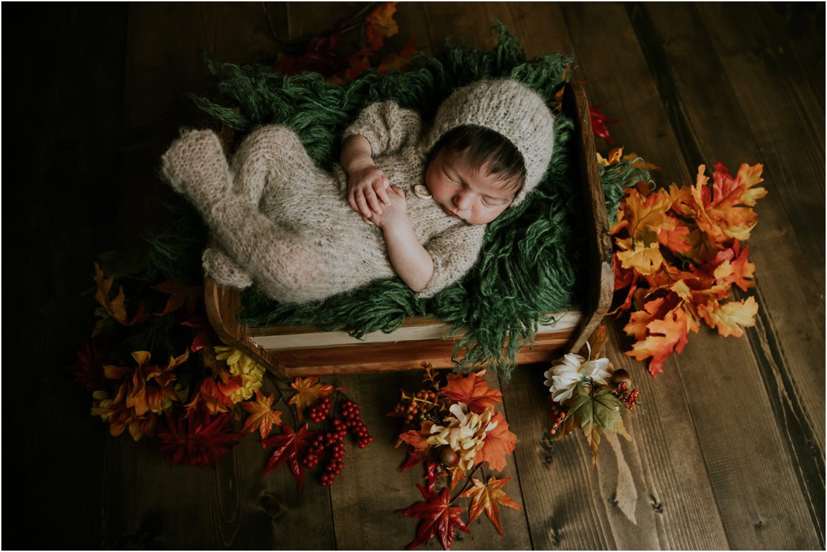 sleeping baby, Danville, PA Newborn Portrait Idea, photographic studio