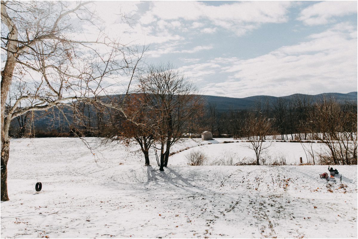 our land, snowy acreage, Portrait Photographer