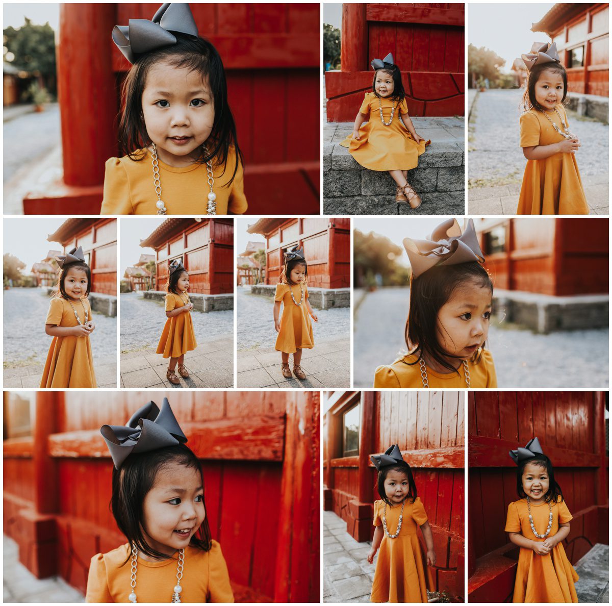Elysburg,PA Family Photographer, little girl in golden mustard dress