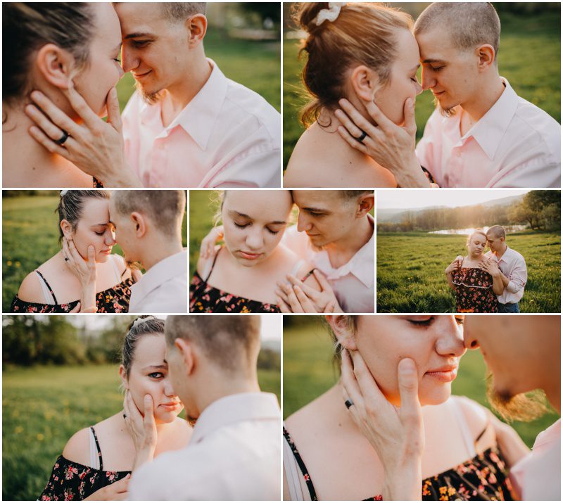 cuddling couple, Adorable Family Portrait Session in Bloomsburg, Pennsylvania