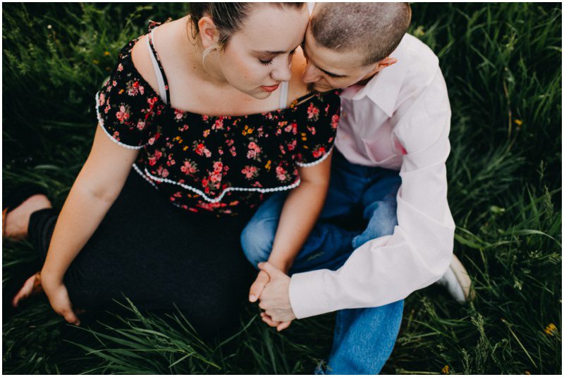 Adorable Family Portrait Session in Bloomsburg, Pennsylvania, romantic couple, husband and wife cuddling