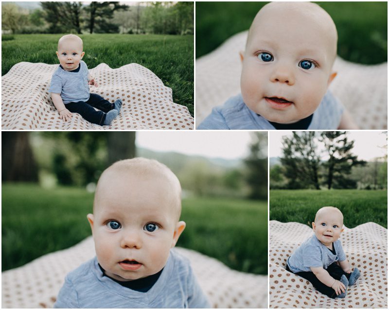 blue eyed baby boy, Beautiful Spring Family Portraits in Bloomsburg, Pennsylvania