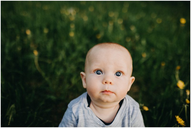 gerber baby face, Beautiful Spring Family Portraits in Bloomsburg, Pennsylvania
