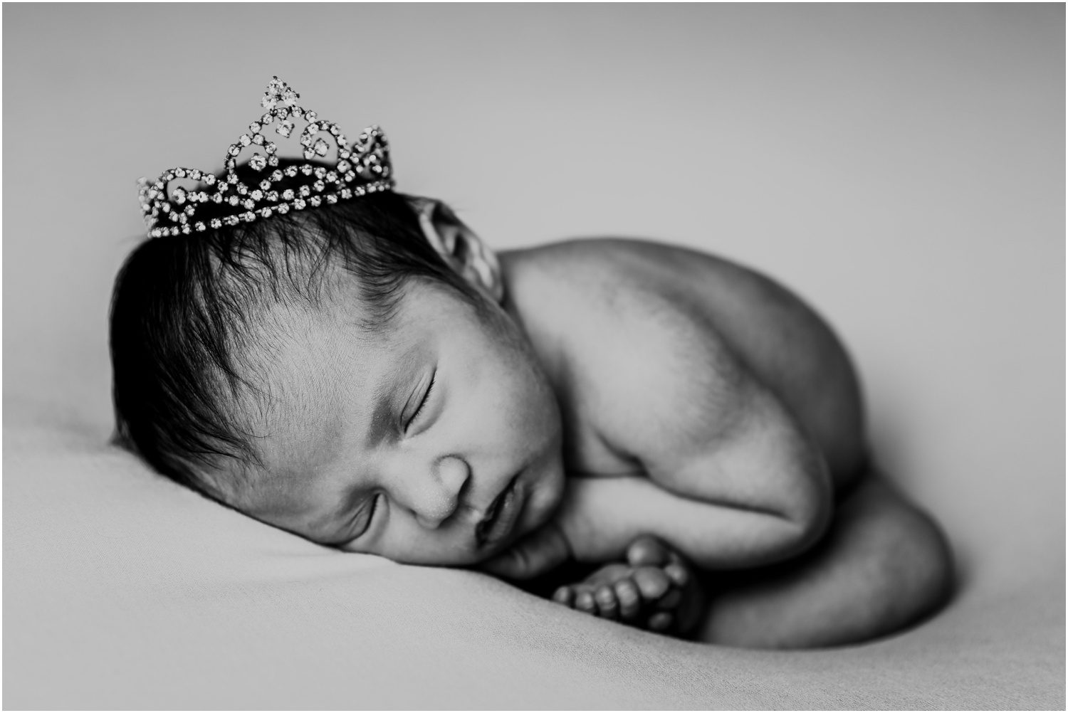 princess baby, NEPA Studio Newborn Photographer , baby in tiara