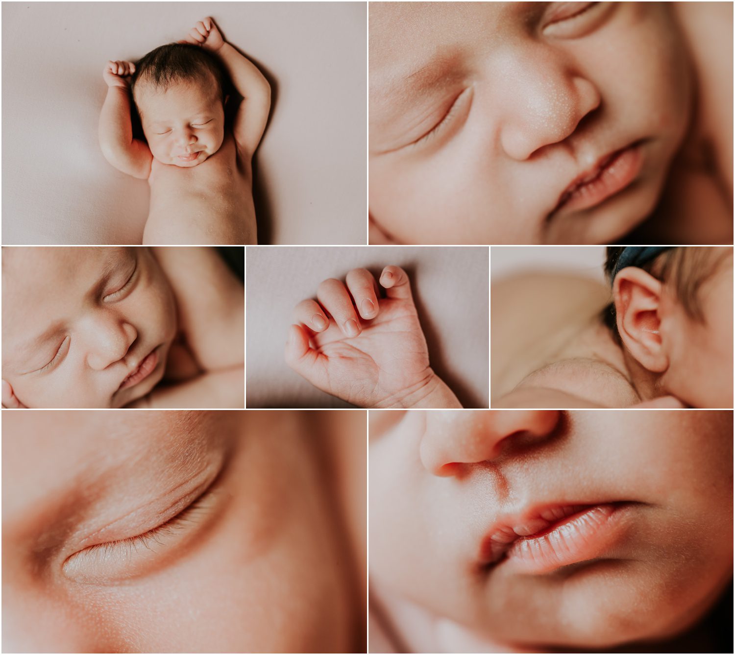 newborn small bits, eyes, ears, nose, eyelashes, NEPA Studio Newborn Photographer