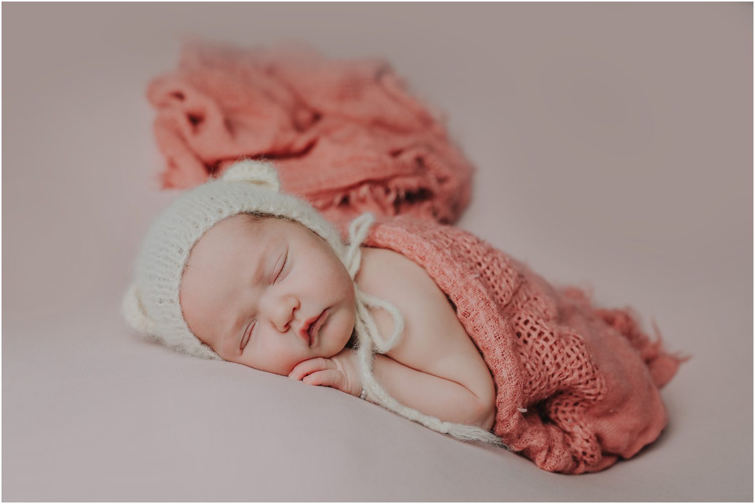 Columbia County, Pennsylvania Newborn Photographer, baby in polar bear hat