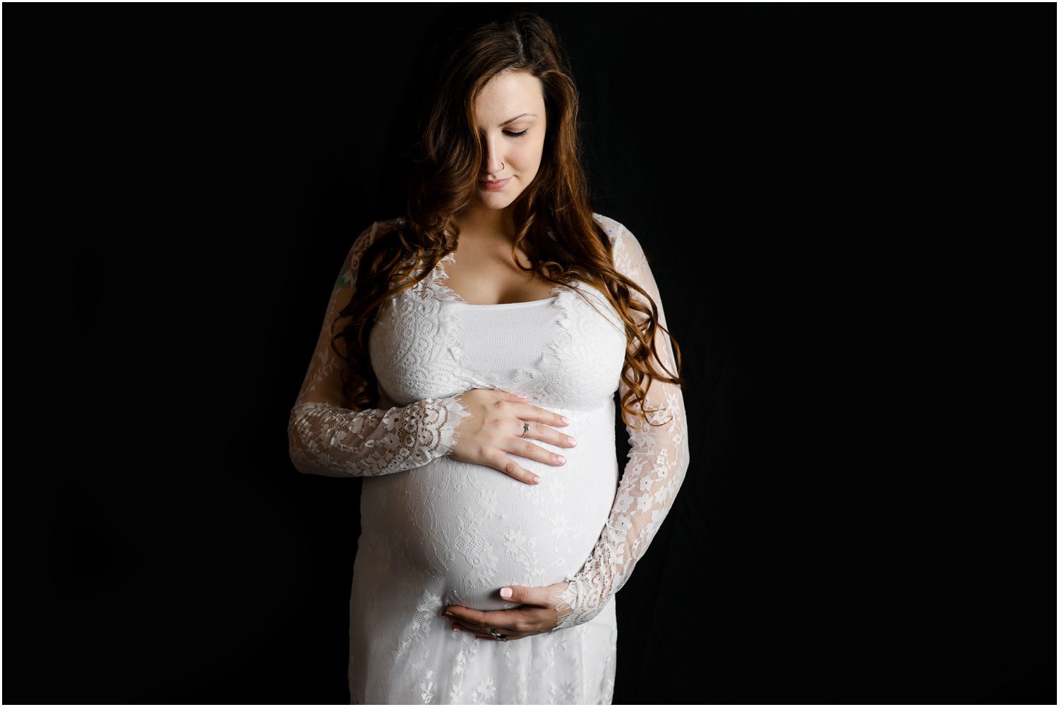lace dress maternity photos,Columbia County, Pennsylvania Maternity Photographer