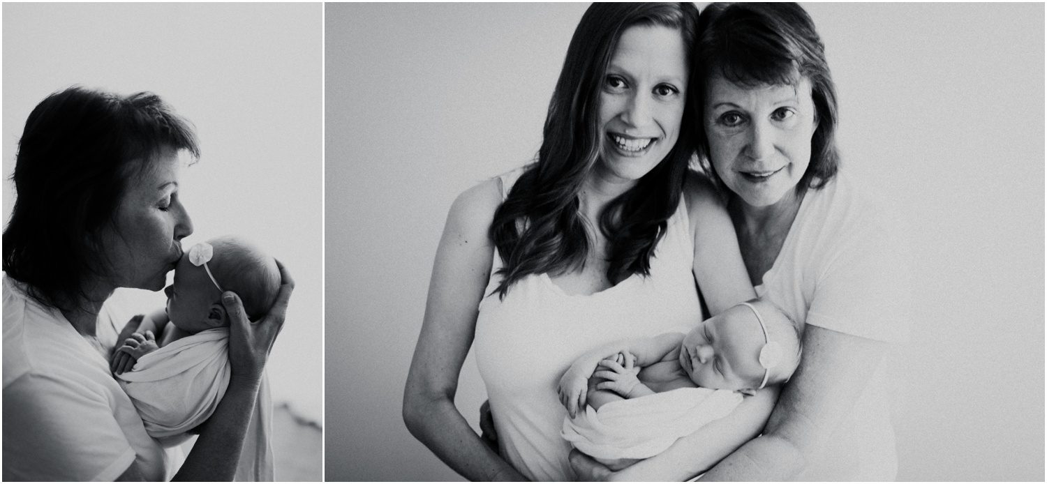 three generations, Central Pennsylvania Newborn Photographer